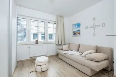 Ein Sitzbereich in der Unterkunft Barther Straße 23 