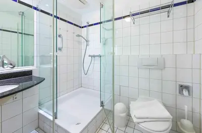 Ein Badezimmer in der Unterkunft Ferienwohnung Deichperle - Ihr idyllischer Rückzugsort an der Ostsee in Zingst