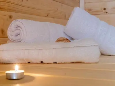 Ein Bett oder Betten in einem Zimmer der Unterkunft House on the beach 5