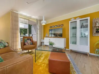 Ein Sitzbereich in der Unterkunft Holiday apartment with 1 bedroom