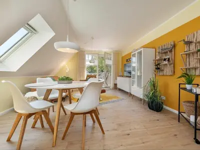 Ein Sitzbereich in der Unterkunft Holiday apartment with 1 bedroom