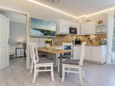 Küche/Küchenzeile in der Unterkunft Villa Strandblick 6