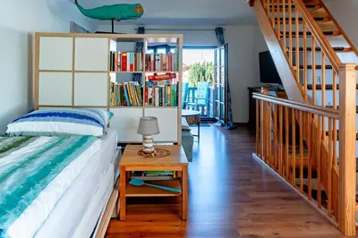 Ein Bett oder Betten in einem Zimmer der Unterkunft 