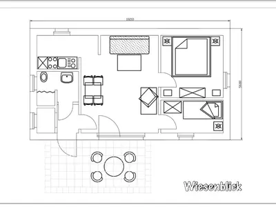 Grundriss der Unterkunft Holiday Home Wiesenblick 2 by Interhome