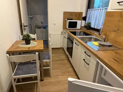 Küche/Küchenzeile in der Unterkunft Apartment Wohnung 1 by Interhome