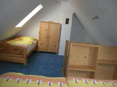 Ein Bett oder Betten in einem Zimmer der Unterkunft Holiday Home Freistehendes Ferienhaus in ruhiger Lage by Interhome
