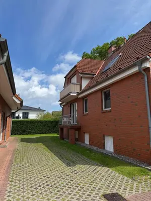 Das Gebäude in dem sich die Ferienwohnung befindet