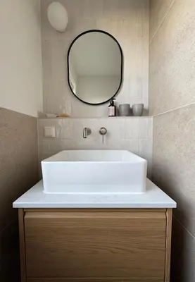 Ein Badezimmer in der Unterkunft Ferienwohnung LOLLE