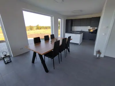 Küche/Küchenzeile in der Unterkunft Ferienhaus Ostseebrise