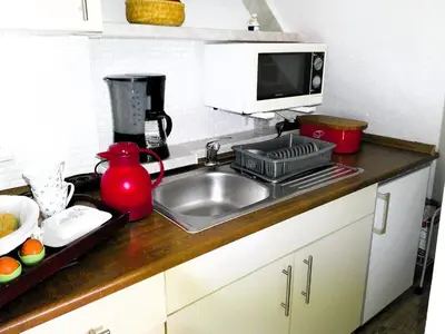 Küche/Küchenzeile in der Unterkunft Apartment Kleine Ferienwohnung mit Garten und Terrasse by Interhome