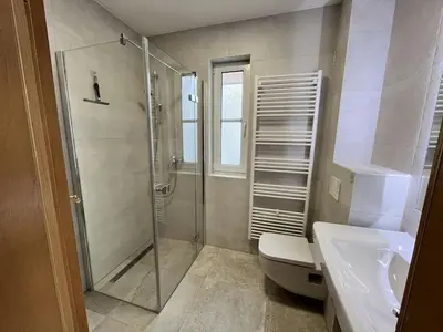 Ein Badezimmer in der Unterkunft Holiday home on the Bodden lagoon
