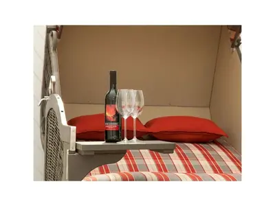 Ein Bett oder Betten in einem Zimmer der Unterkunft Holiday home in Zingst with swimming pool