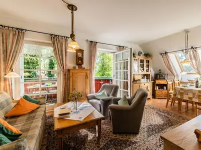 Ein Sitzbereich in der Unterkunft Holiday apartment with 1 bedroom
