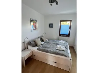 Ein Bett oder Betten in einem Zimmer der Unterkunft Hamburg Baltic Sea pearl