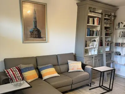 Ein Sitzbereich in der Unterkunft Hamburg Baltic Sea pearl