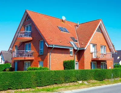 Das Gebäude in dem sich die Ferienwohnung befindet
