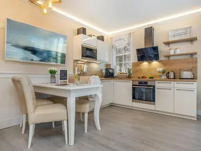 Küche/Küchenzeile in der Unterkunft Villa Strandblick 5