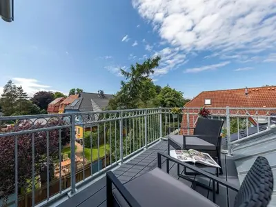 Ein Balkon oder eine Terrasse in der Unterkunft Suite 7 Wave Game