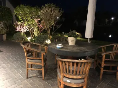 Ein Garten an der Unterkunft Holiday Home Seeschwalbe Helga by Interhome