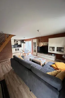 Küche/Küchenzeile in der Unterkunft Holiday Home Gemütliches Ferienhaus mit eigener Terrasse by Interhome