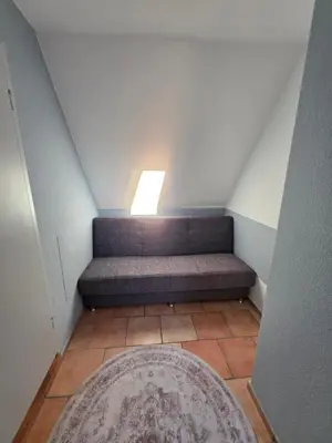 Ein Sitzbereich in der Unterkunft Fewo LucGa