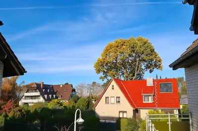 Das Gebäude in dem sich die Ferienwohnung befindet