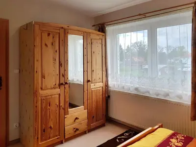 Ein Bett oder Betten in einem Zimmer der Unterkunft An der Sonnenwiese 2