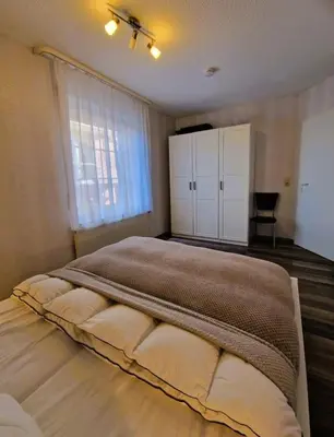 Ein Bett oder Betten in einem Zimmer der Unterkunft Jordanstr 32 Wg 2