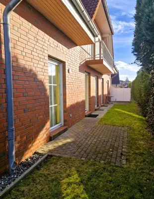 Das Gebäude in dem sich die Ferienwohnung befindet