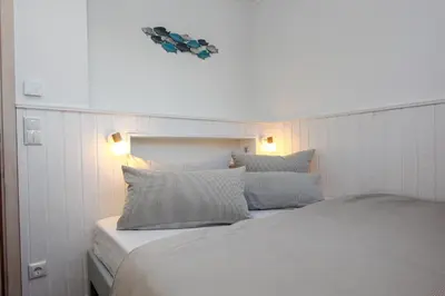 Ein Bett oder Betten in einem Zimmer der Unterkunft Helene