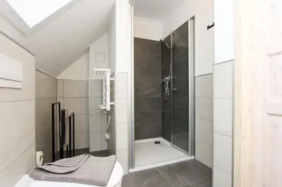 Ein Badezimmer in der Unterkunft Helene