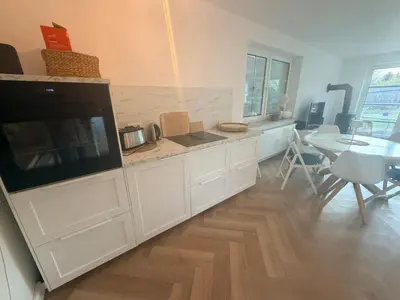 Küche/Küchenzeile in der Unterkunft Exquisites Ferienhaus 