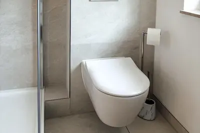 Ein Badezimmer in der Unterkunft Exquisites Ferienhaus 