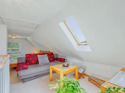 Ein Sitzbereich in der Unterkunft Holiday Home Meeresrauschen by Interhome