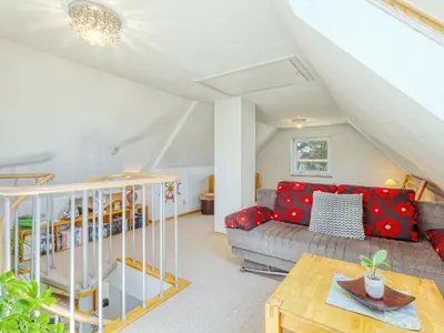 Ein Sitzbereich in der Unterkunft Holiday Home Meeresrauschen by Interhome