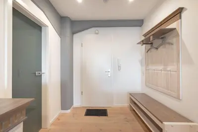 Ein Badezimmer in der Unterkunft Apartment Hafenflair