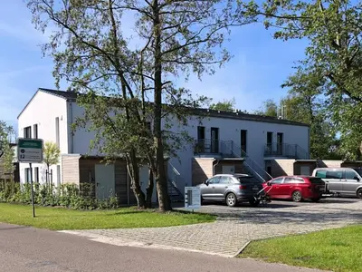 Das Gebäude in dem sich die Ferienwohnung befindet