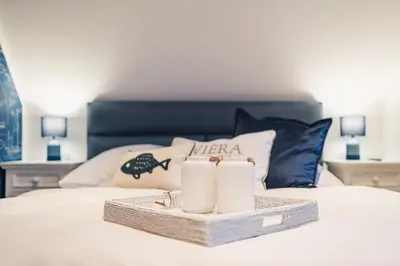 Ein Bett oder Betten in einem Zimmer der Unterkunft Avis