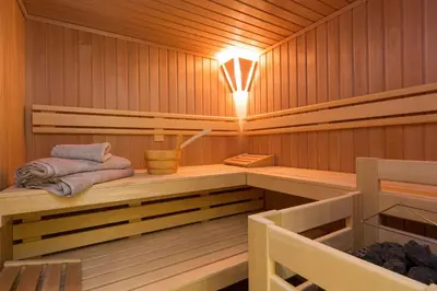 Ein Bett oder Betten in einem Zimmer der Unterkunft Portus