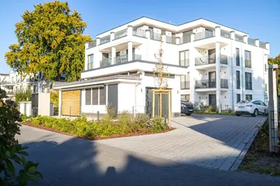 Das Gebäude in dem sich die Ferienwohnung befindet