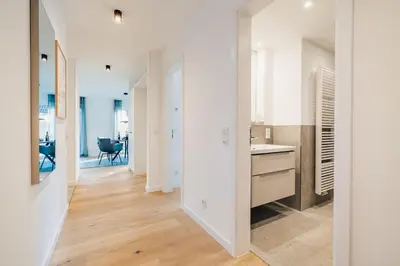 Ein Badezimmer in der Unterkunft Strandvilla Zingst Appartement 04 EG