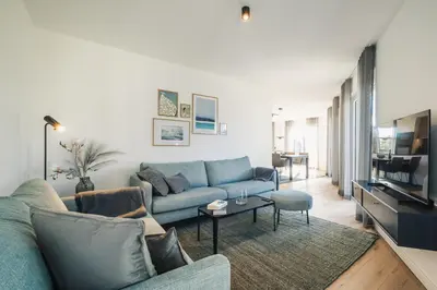 TV/Unterhaltungsangebot in der Unterkunft Strandvilla Zingst Appartement 10 1 OG