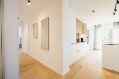 Küche/Küchenzeile in der Unterkunft Strandvilla Zingst Appartement 10 1 OG