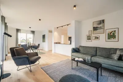Ein Sitzbereich in der Unterkunft Strandvilla Zingst Appartement 09 1 OG