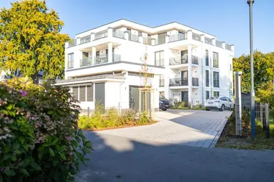 Das Gebäude in dem sich die Ferienwohnung befindet