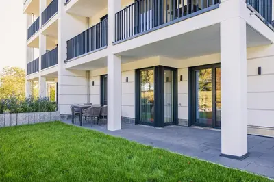 Das Gebäude in dem sich die Ferienwohnung befindet