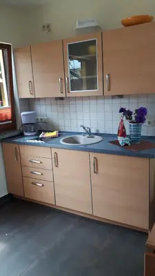 Küche/Küchenzeile in der Unterkunft Karinas Apartment