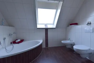 Ein Badezimmer in der Unterkunft Ferienwohnung „Hürsch“
