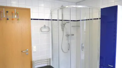 Ein Badezimmer in der Unterkunft Ferienwohnung III