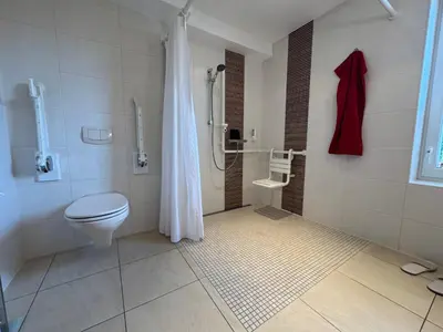 Ein Badezimmer in der Unterkunft Meerurlaub-Barrierefrei
